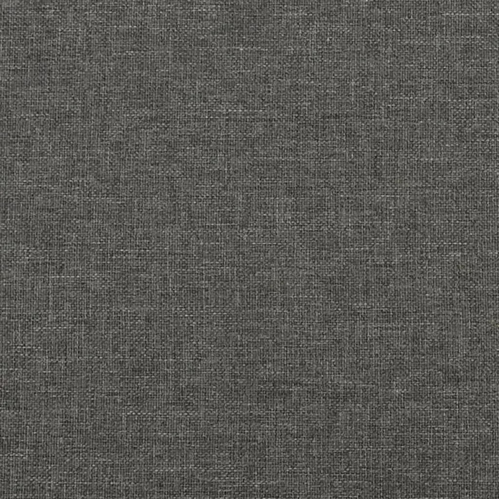 Box Spring Bed Frame King Single Grey Fabric Upholstered Bedroom Furniture