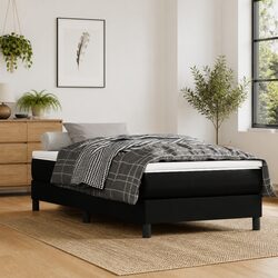 Box Spring Bed with Pocket Spring Mattress, 100x200 cm