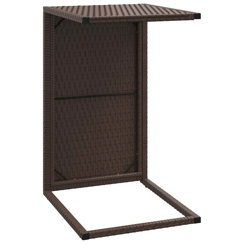 C Table Brown 40x35x60cm Accent End Table Side Sofa Bedside Living Room
