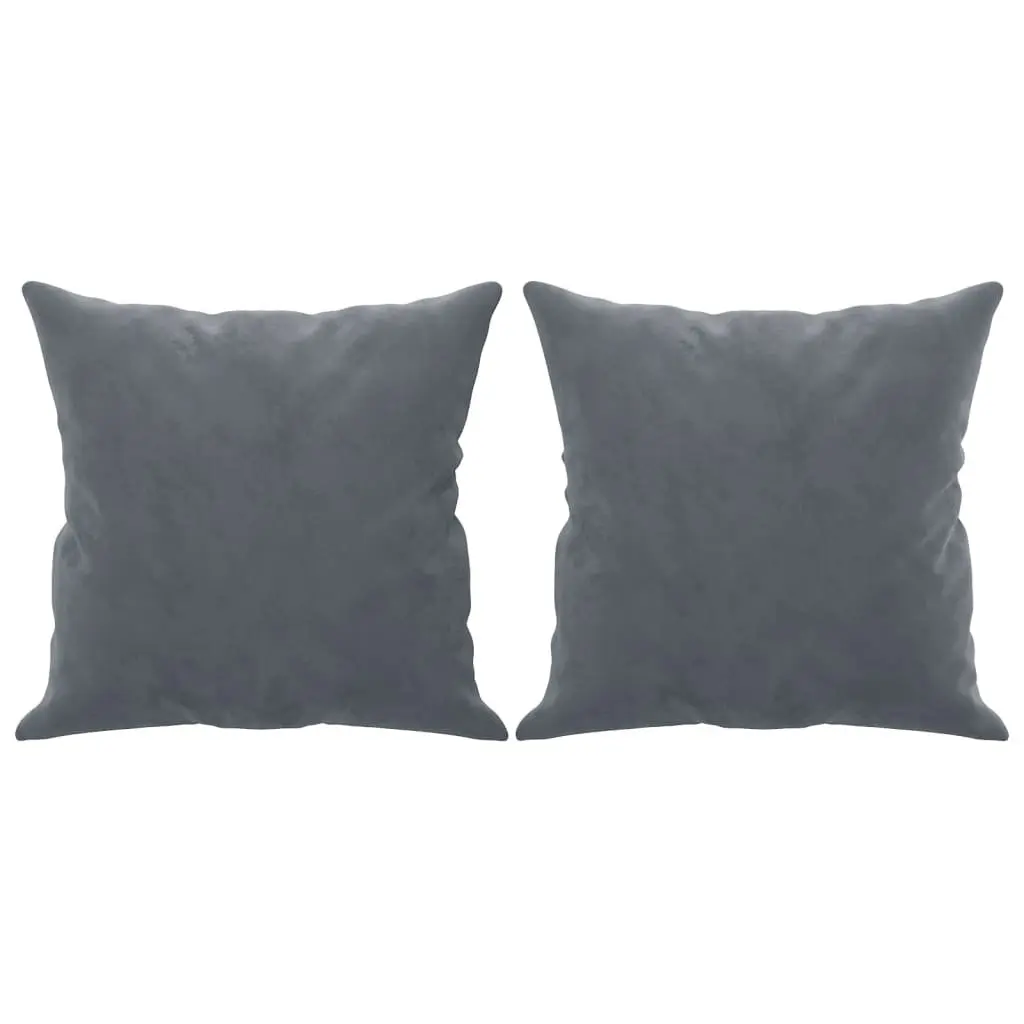 2-Seater Sofa Soft Velvet Comfort 120cm Grey