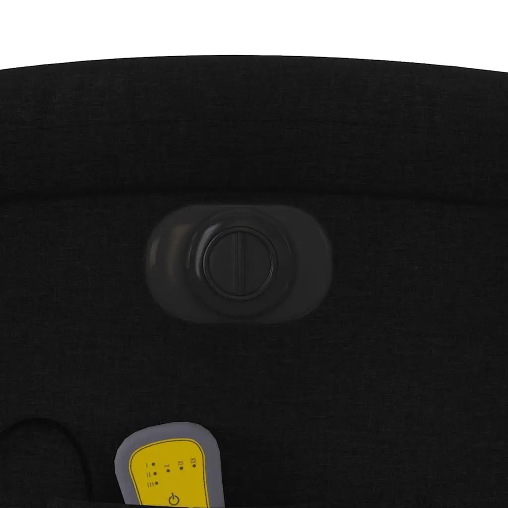 Electric Massage Recliner Chair with USB Vibration Black Fabric