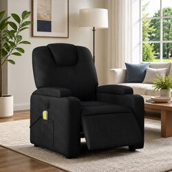 Black Fabric Electric Massage Recliner Chair Specifications