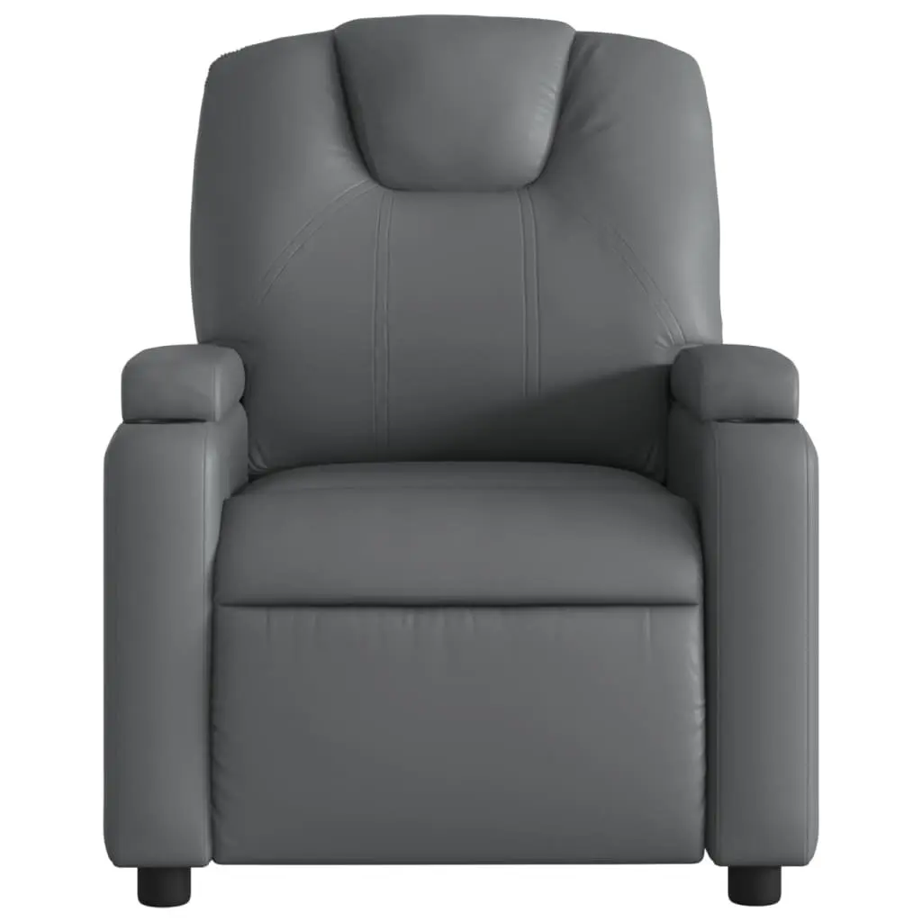 Massage Recliner Chair Manual Recline Adjustable Grey