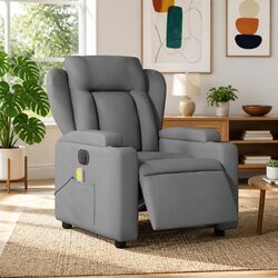Electric Massage Recliner Chair with Adjustable Features