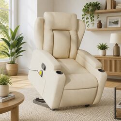 Electric Power Lift Recliner Chair with Massage Function
