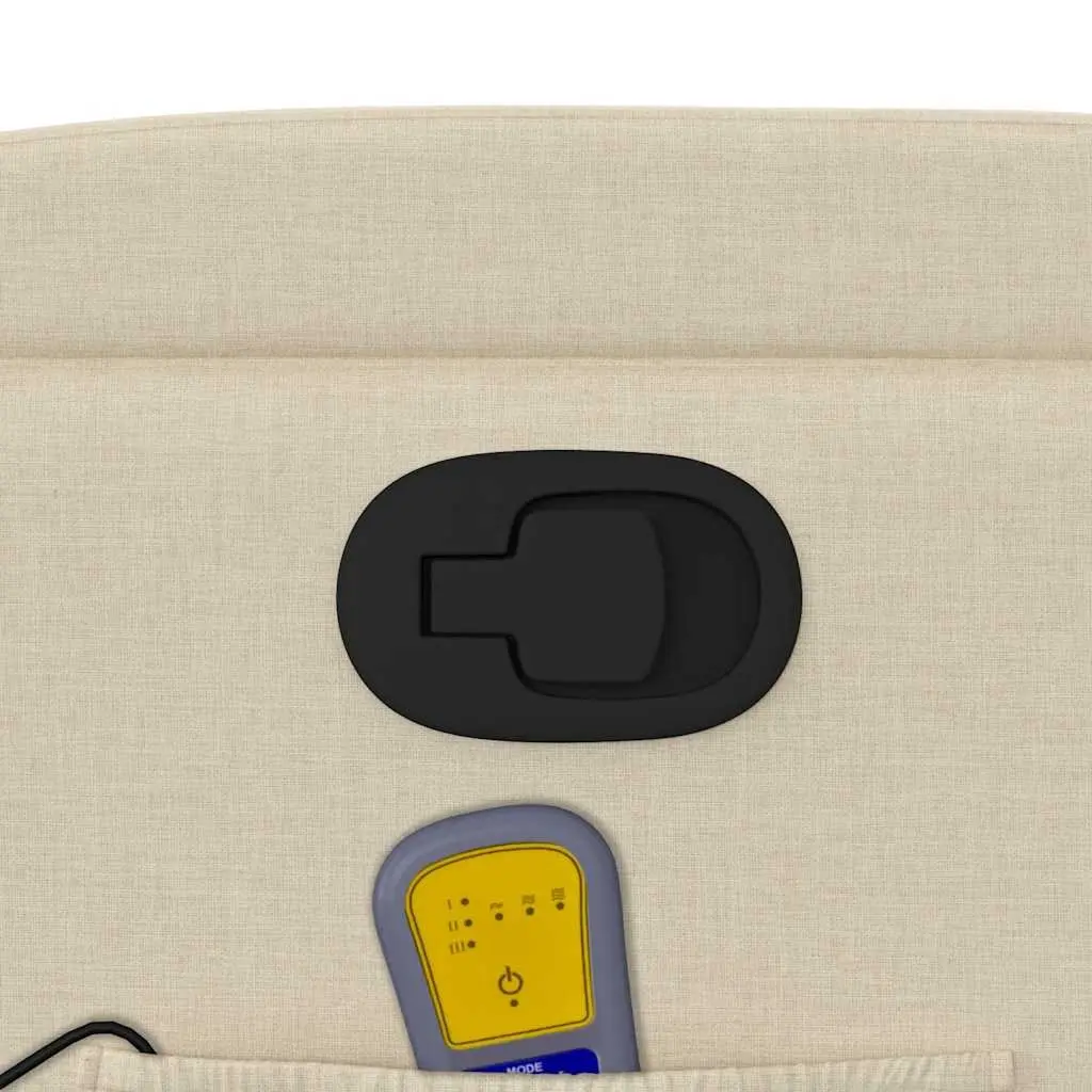 Electric Massage Recliner Chair Power Lift Comfort Cream