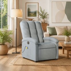 Manual Massage Recliner Chair with Adjustable Features