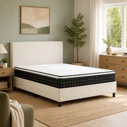 Bonnell Spring Mattress Double 137x190 cm with Removable Cover