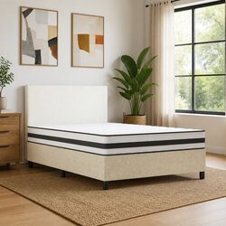 Medium Firm Queen Size Bonnell Spring Mattress - 152x203cm