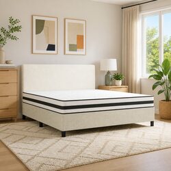 Elegant Bonnell Spring Mattress Queen Size 183x203 cm