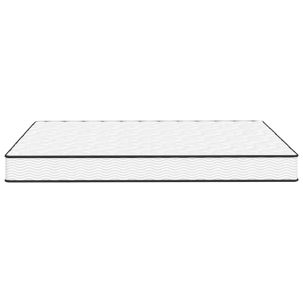 Bonnell Spring Mattress Support Medium Firm 183x203cm White Breathable Fabric