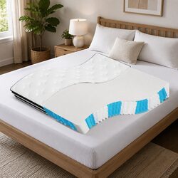 King Size Pocket Spring Mattress 183x203cm Medium Firmness