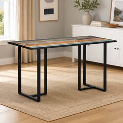 140cm Dining Table in Solid Reclaimed Wood