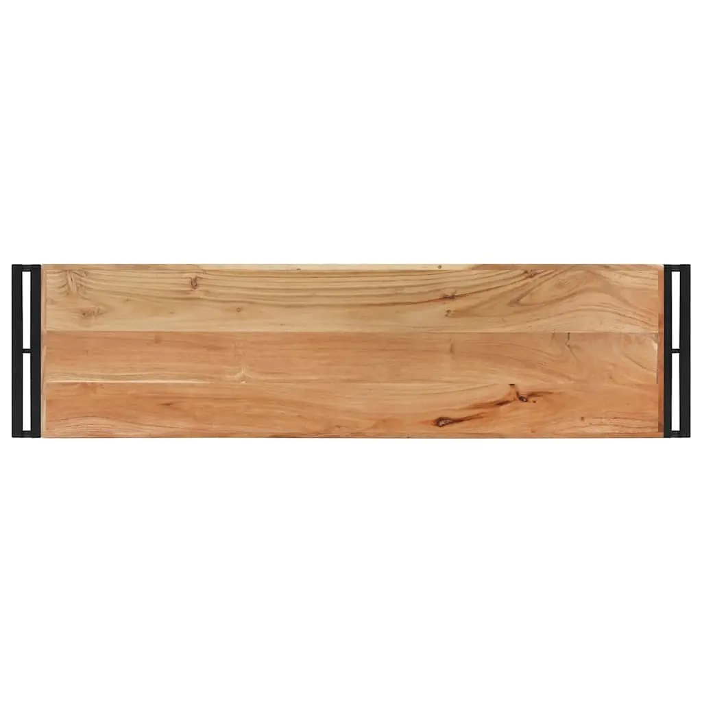 Console Table Durable Acacia Wood 120x30x75 cm Brown