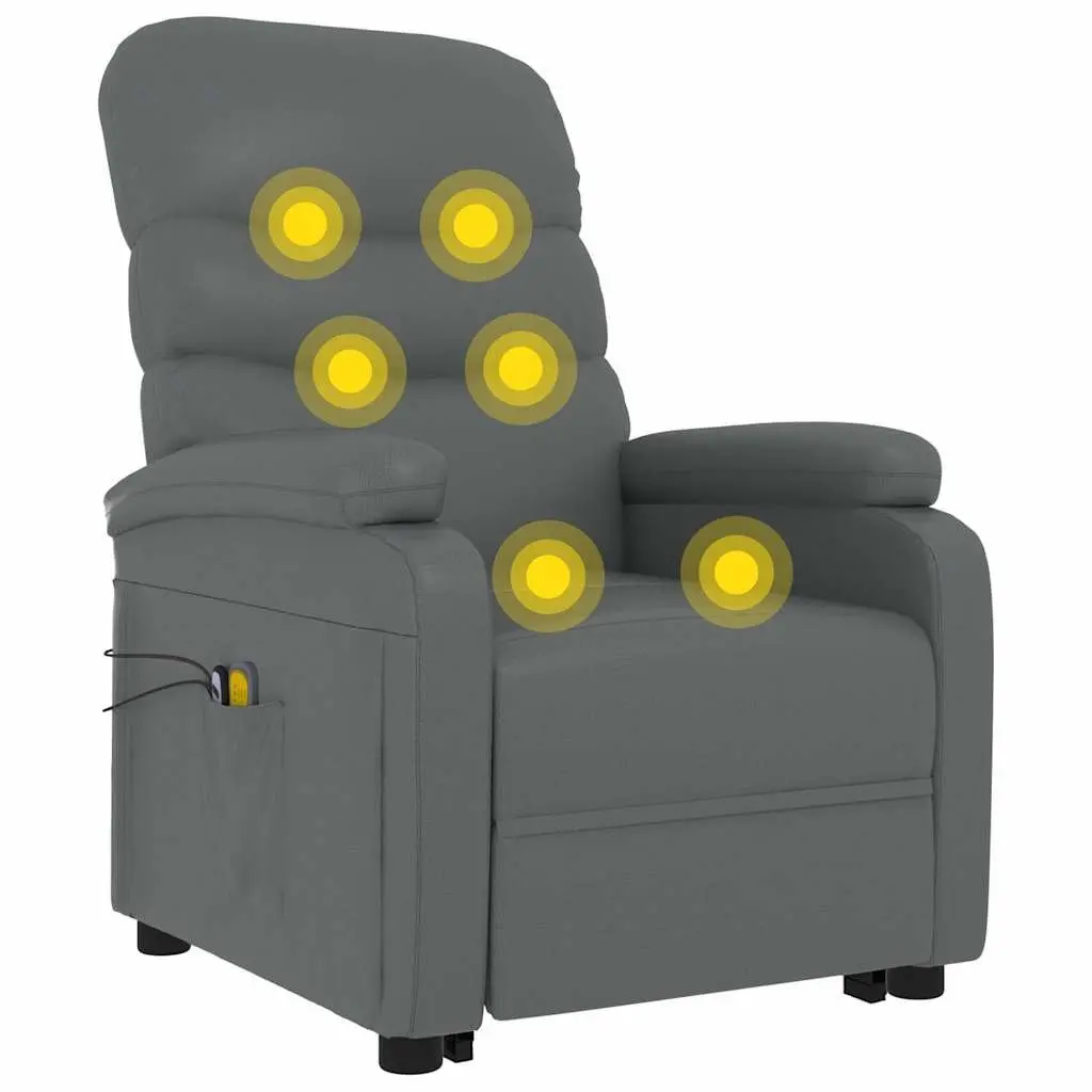 Electric Massage Chair Comfort Power Lift Recliner Anthracite