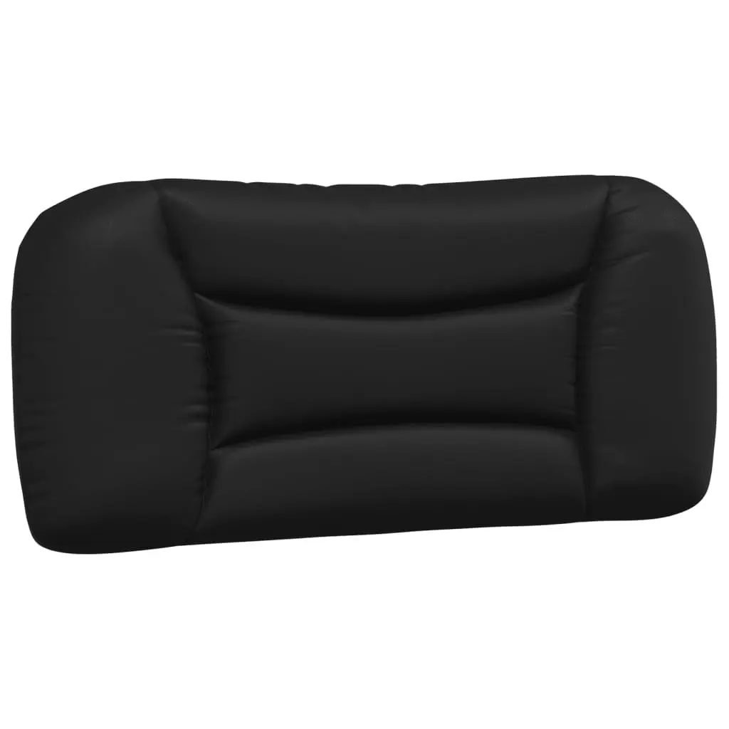 Bed Frame with LED Lights Padded Headboard 90x190 cm Black