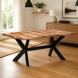 Industrial-Style Dining Table 180x90x75 cm