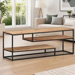 130x30x45 cm TV Cabinet in Brown Solid Wood