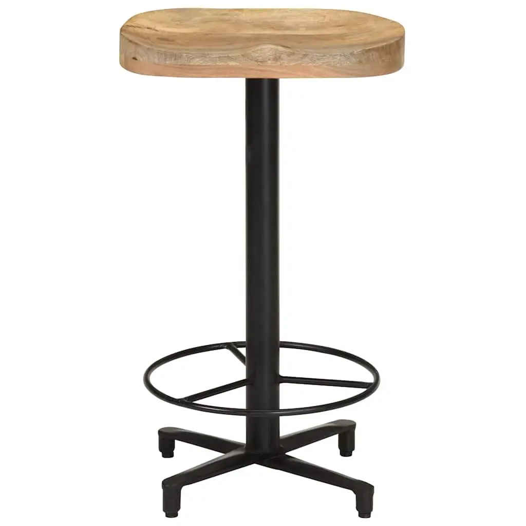 Bar Stools Comfort 66 cm Brown Wood 2 Piece