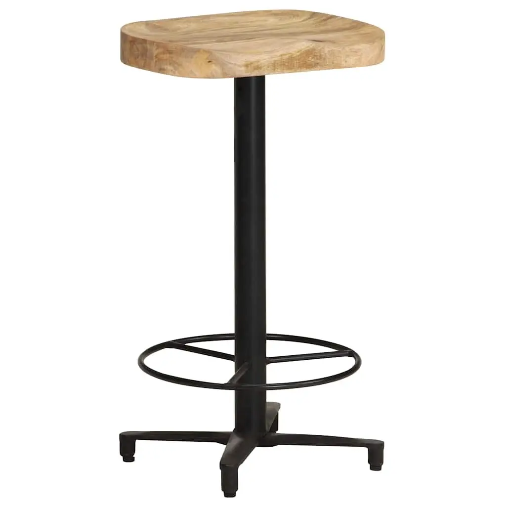 Bar Stools Comfort 66 cm Brown Wood 2 Piece