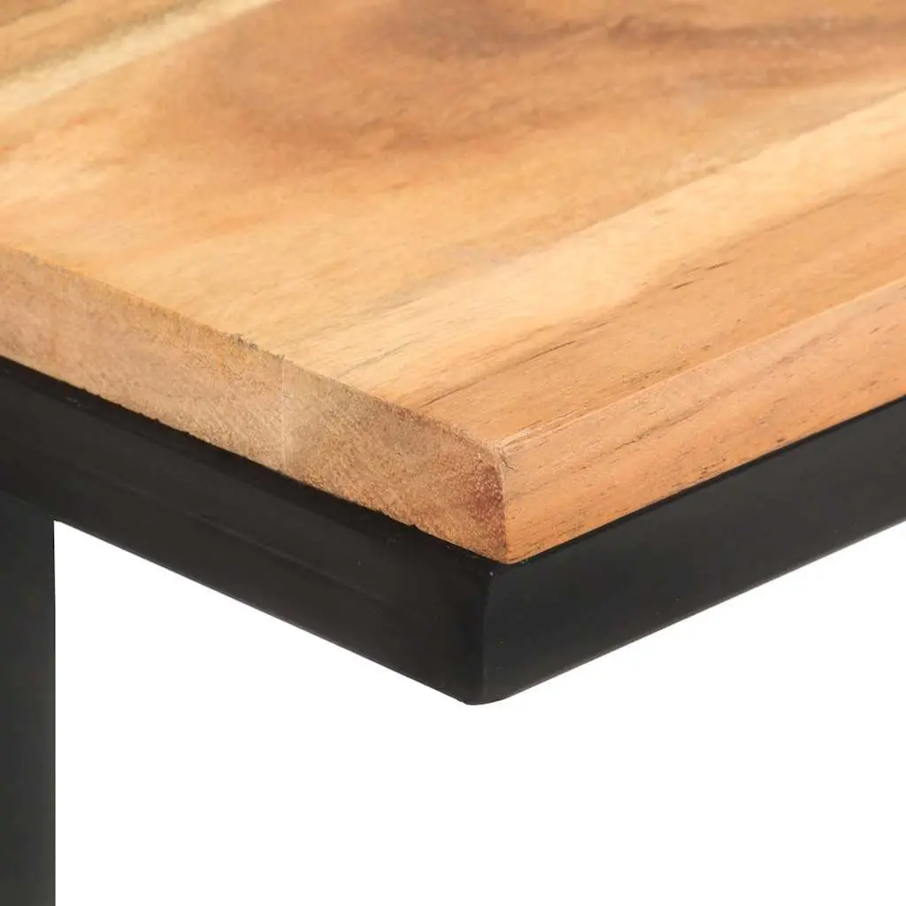 End Table Solid Wood Durable 31.5x24.5x64.5cm Brown