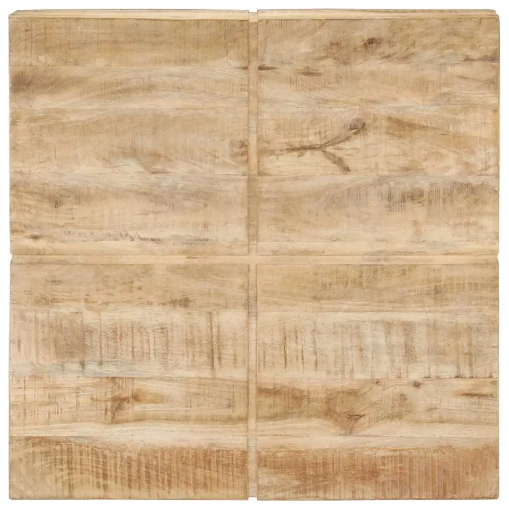 Coffee Table Solid Mango Wood Large 80x80x28 cm Brown