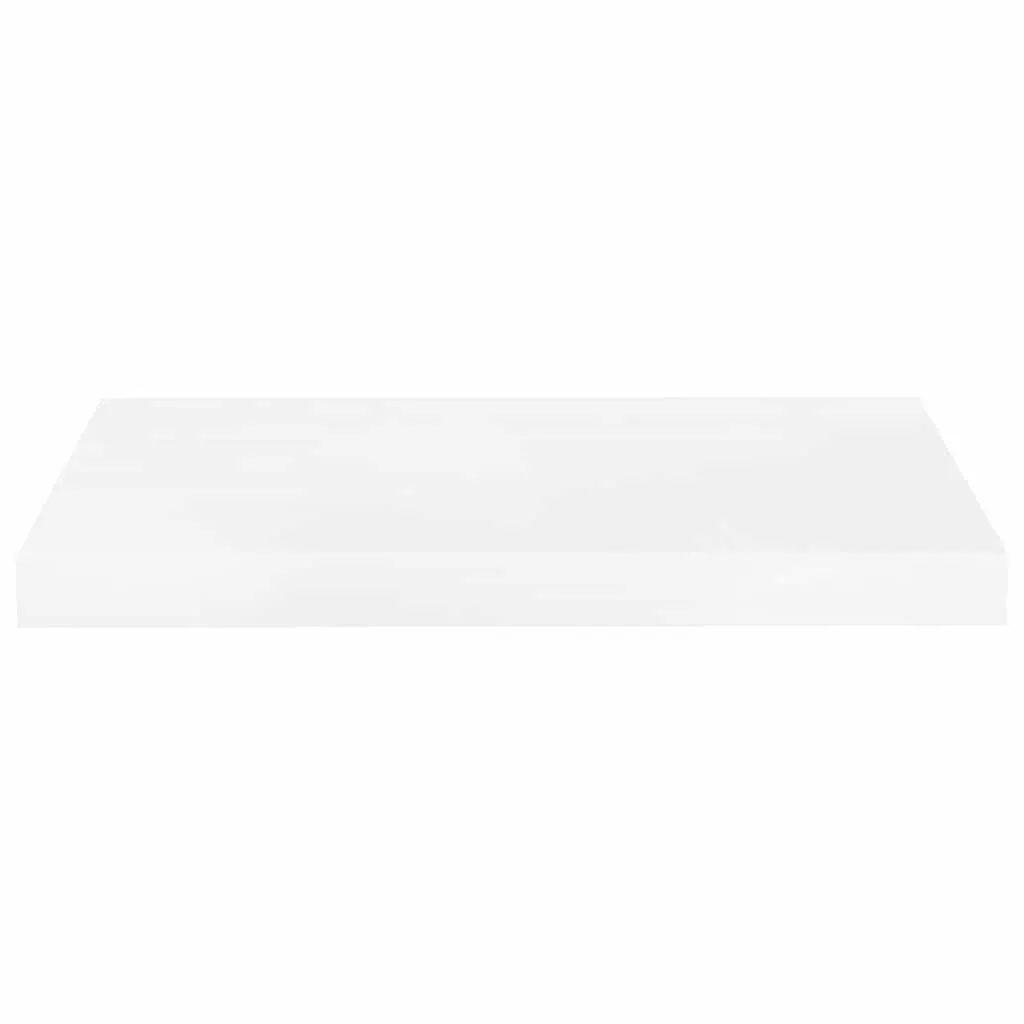 Wall Shelf Modern Invisible Mounting System 50 x 23.5 x 3.8 cm White High Gloss