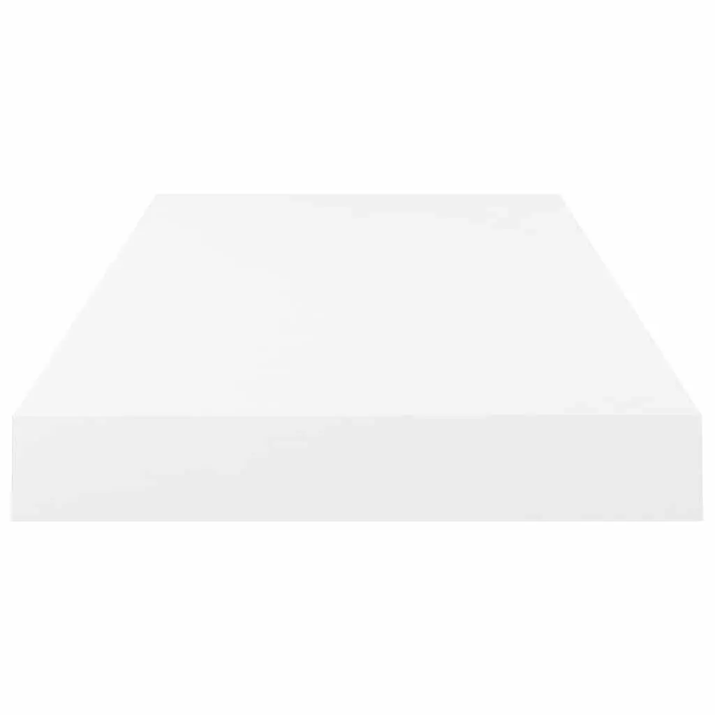 Wall Shelf Modern Invisible Mounting System 50 x 23.5 x 3.8 cm White High Gloss