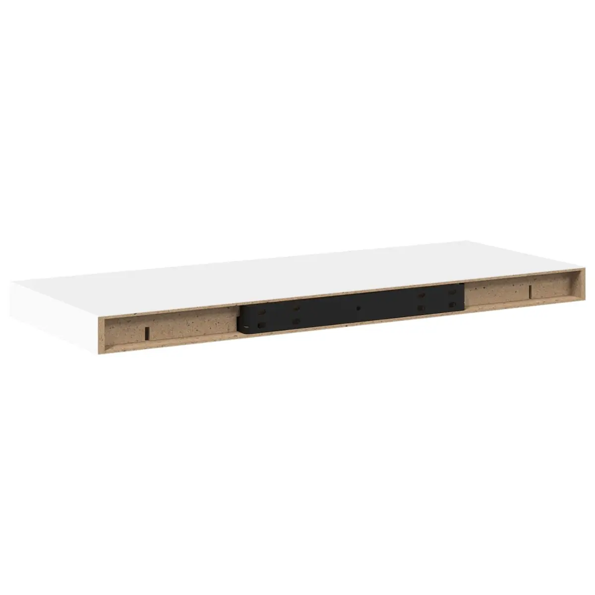 Floating Wall Shelves 4 Piece Set White Display Ledge Storage Organizer Decor
