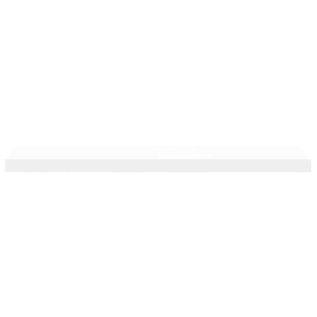 Floating Wall Shelves Invisible Mounting 90 x 23.5 x 3.8 cm White 4 Piece Set