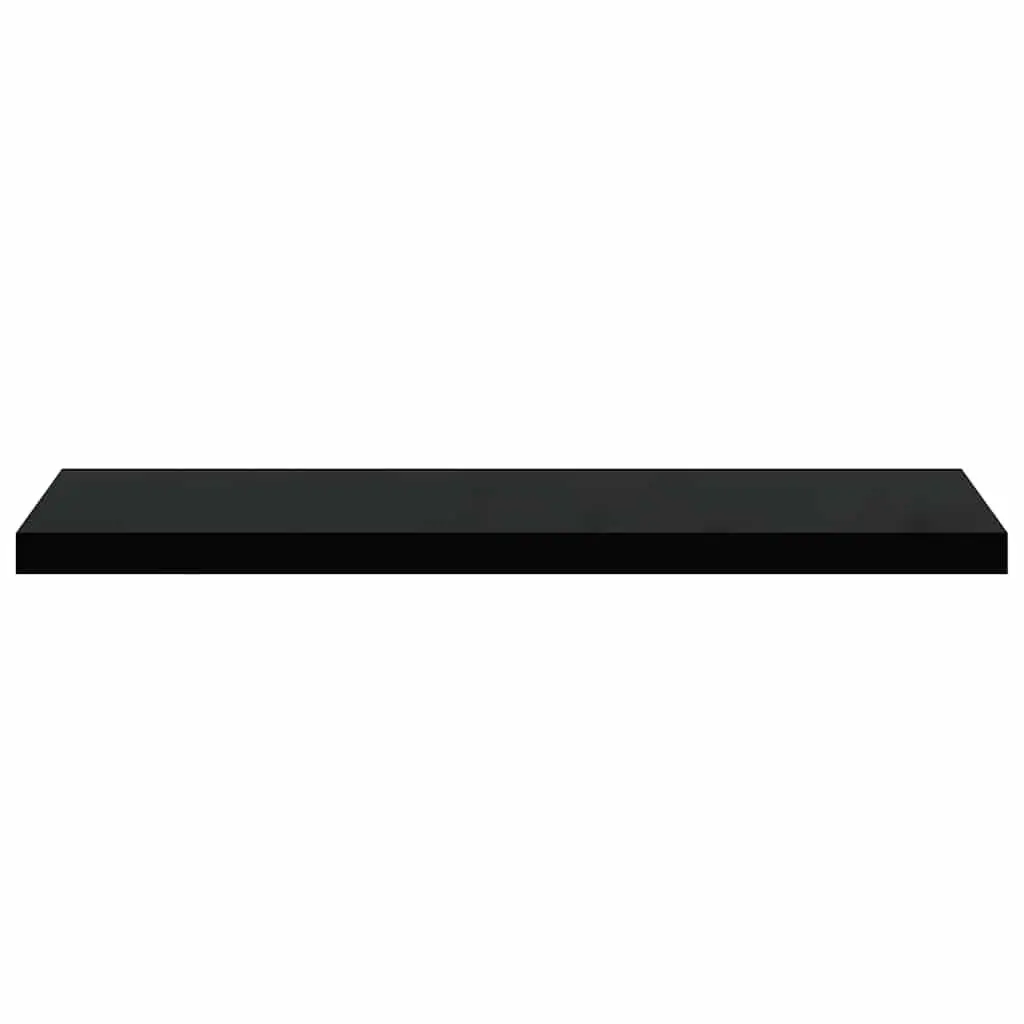 Floating Wall Shelf Black 90x23.5cm MDF Display Ledge Storage Rack