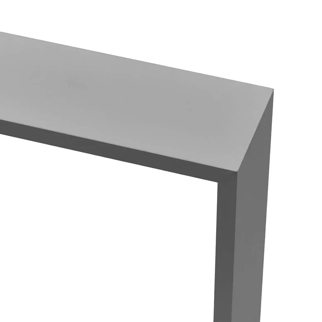 Wall Cube Shelves 3 Pieces Grey Storage Organiser Display Floating Corner Unit