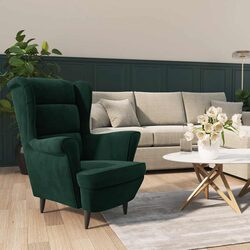 Chic Green Velvet Armchair for Stylish Interiors