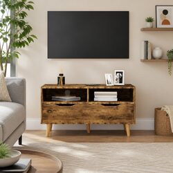 Engineered Wood TV Cabinet with Spacious Storage