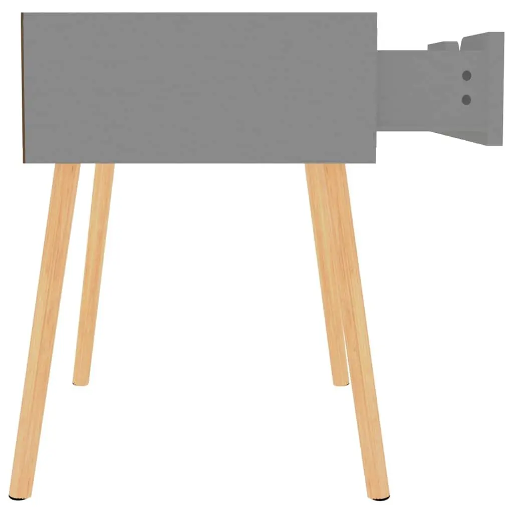 Bedside Cabinets 2 pcs Grey 40x40x56 cm Storage Nightstand Side Table Drawer