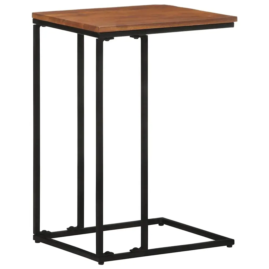 Side Table Wooden Accent Furniture Brown 35x45x65cm