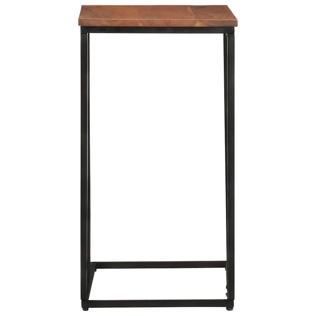 Side Table Wooden Accent Furniture Brown 35x45x65cm