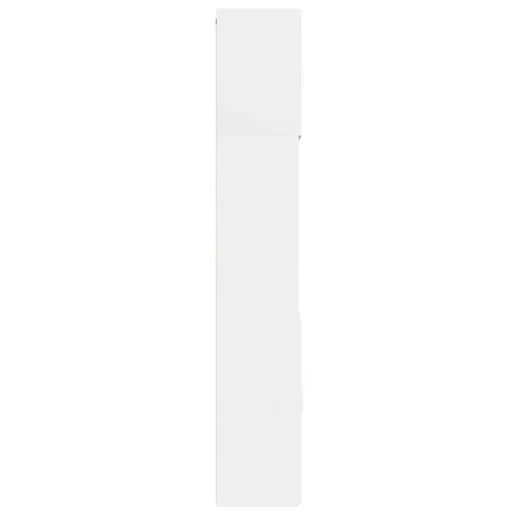 Highboard Storage Cabinet Engineered Wood Moisture Resistant 80x42.5x249cm White
