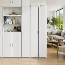 Engineered Wood Highboard Storage Cabinet 30x42.5x185cm