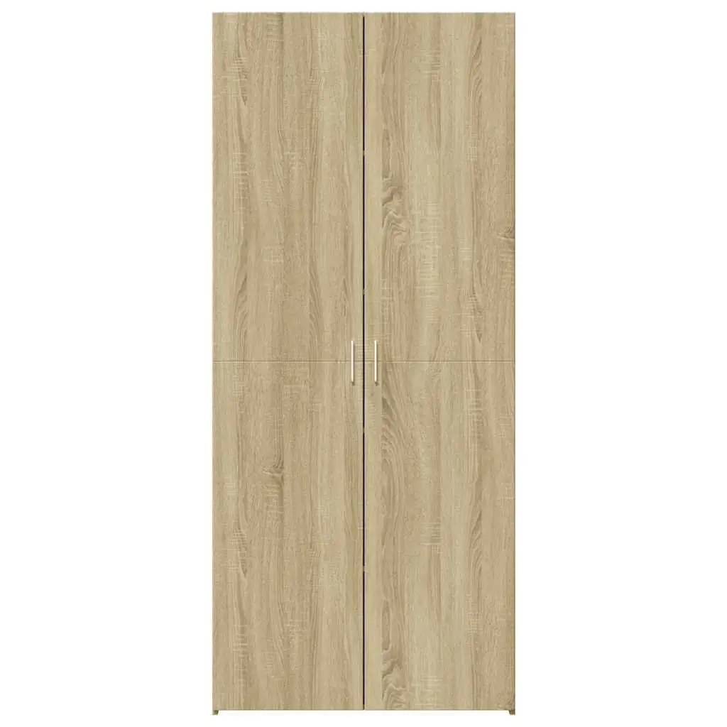 Highboard Storage Cabinet Engineered Wood Brown 70 x 42.5 x 185 cm