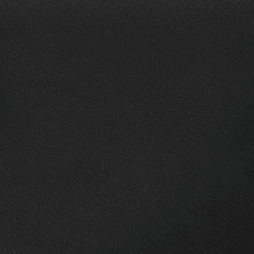 King Single Bed Frame Adjustable Headboard 107x203cm Black Faux Leather