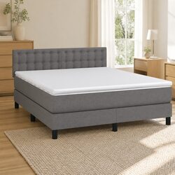 Queen Size Box Spring Bed with Pocket Spring Mattress
