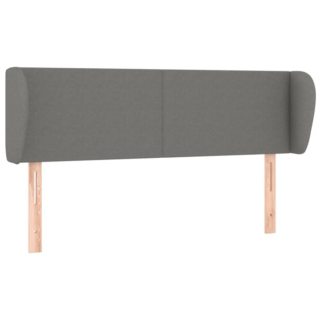 Queen Size Fabric Bed with Adjustable Headboard Pocket Spring Mattress Grey