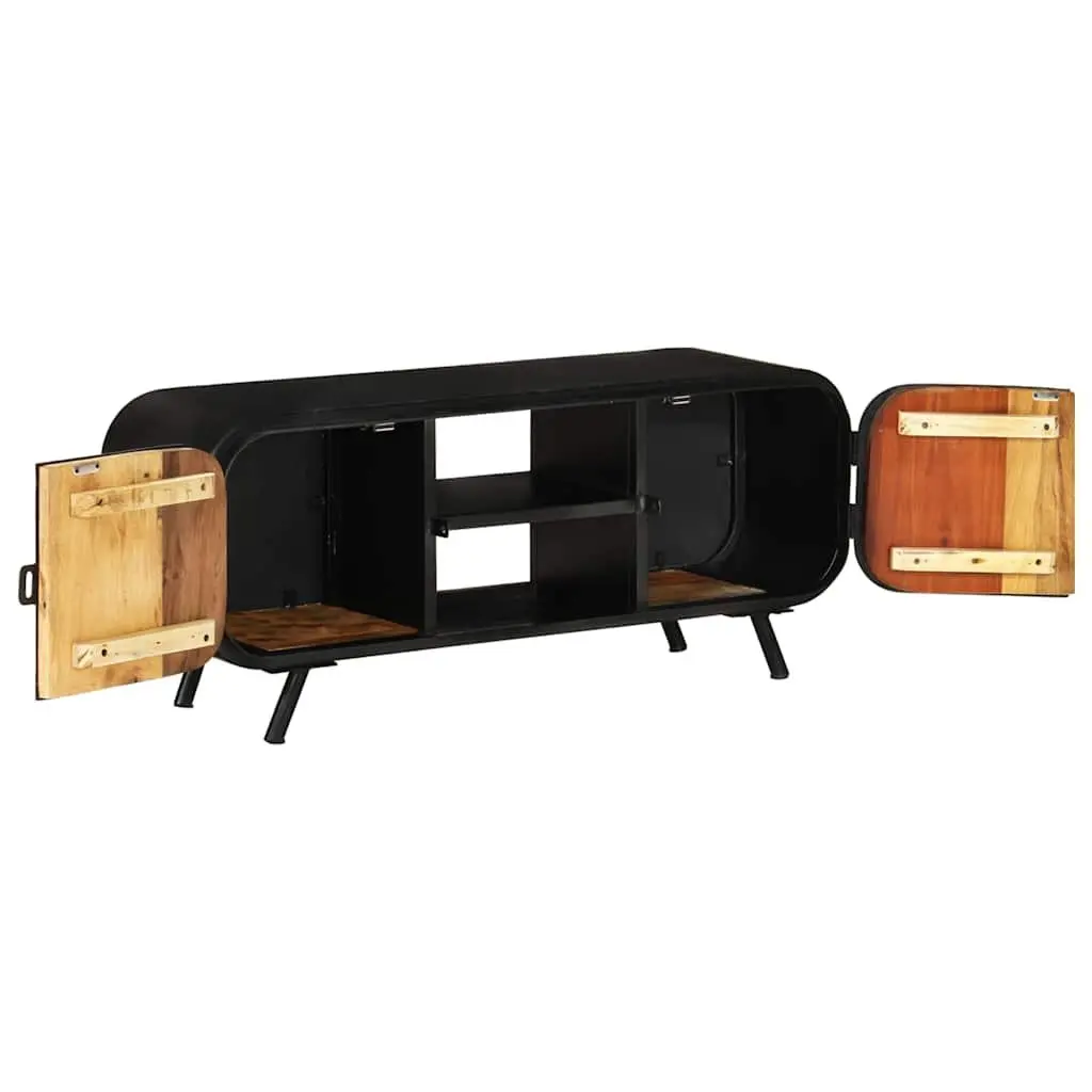 Reclaimed Wood TV Cabinet Vintage Industrial Stand 110x30x45cm Brown