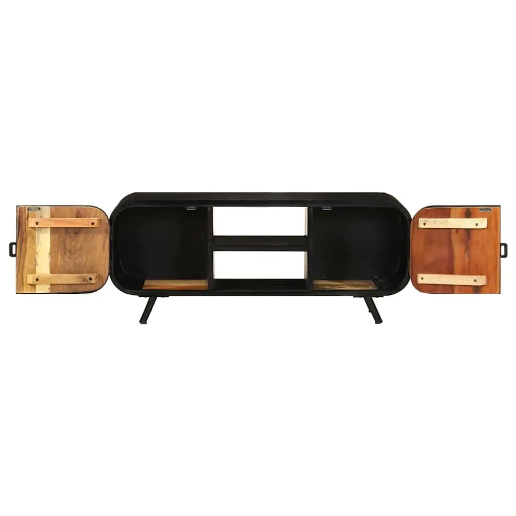 Reclaimed Wood TV Cabinet Vintage Industrial Stand 110x30x45cm Brown