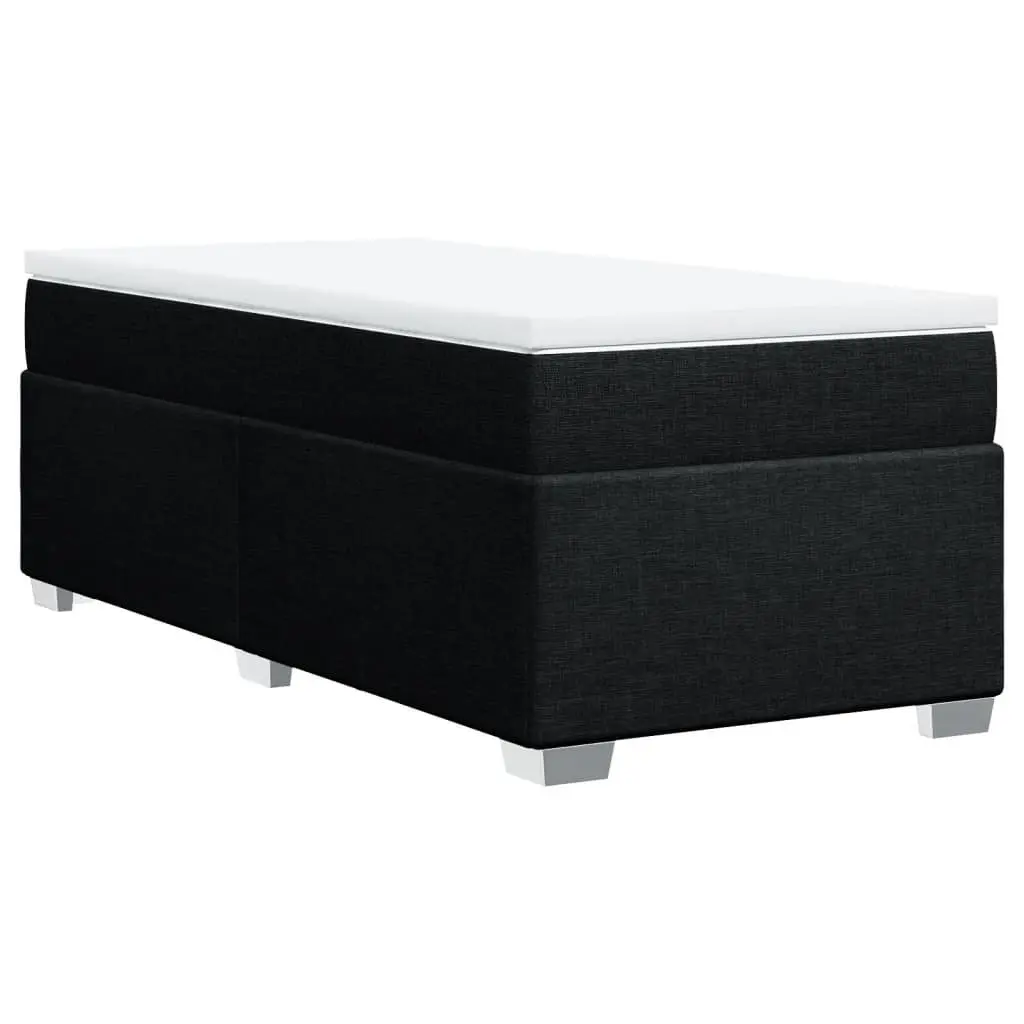 Box Spring Bed Pocket Spring Mattress King Single Fabric Upholstered Grey