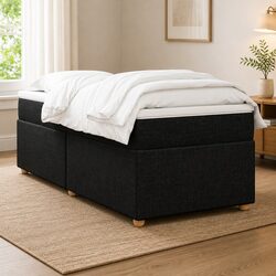King Single Bed with Pocket Spring Mattress and Topper