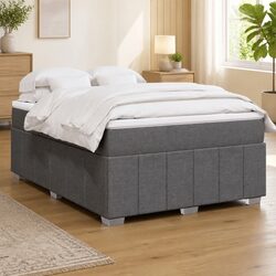 Box Spring Bed with Pocket Spring Mattress in Queen Size