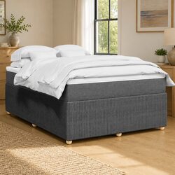 Double Box Spring Bed with Durable Pocket Spring Mattress