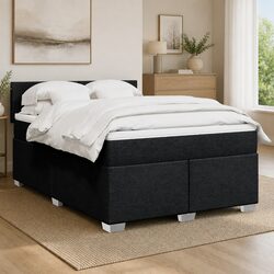 Queen Size Box Spring Bed with Pocket Spring Mattress
